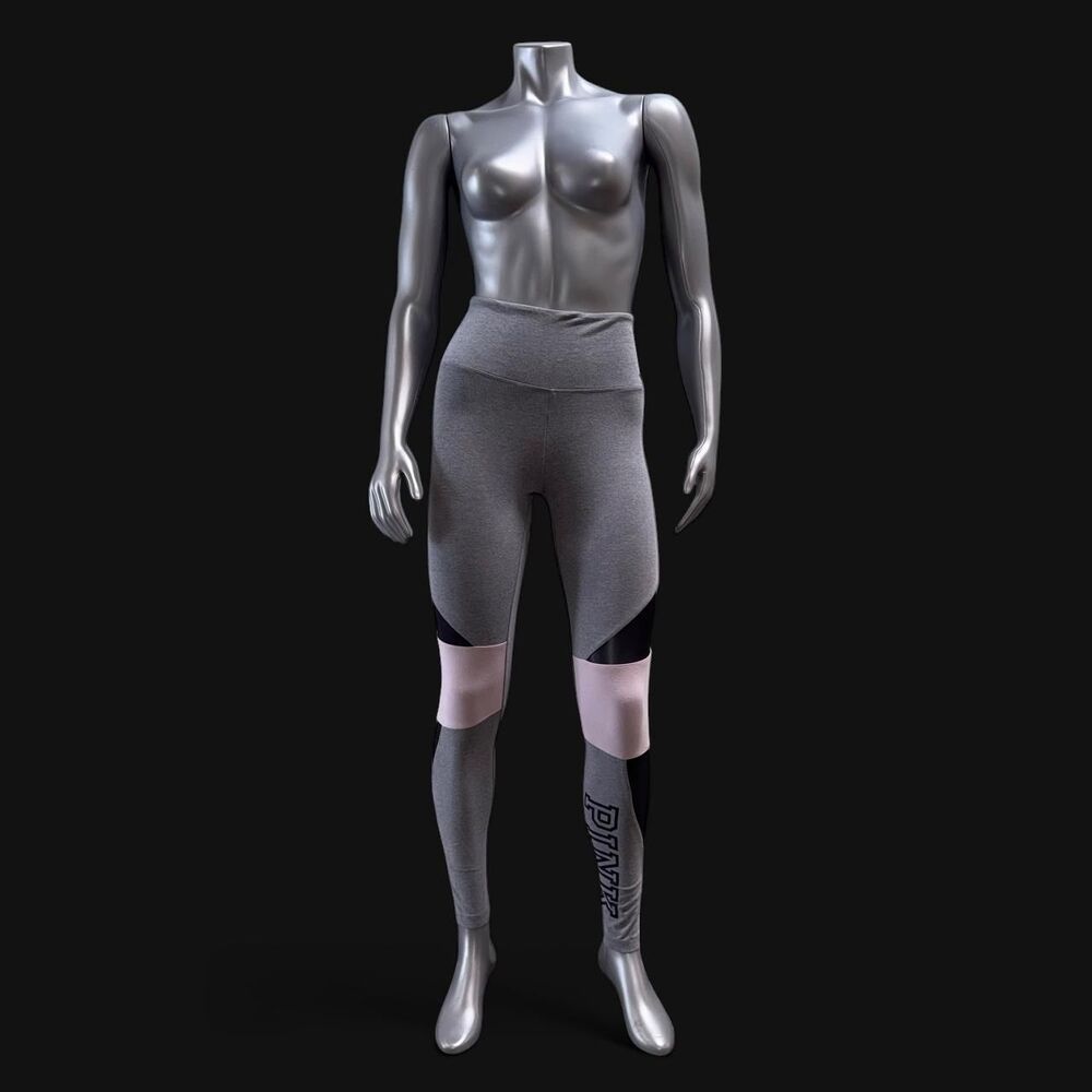 Victoria-s-secret Women's Grey and Pink Leggings